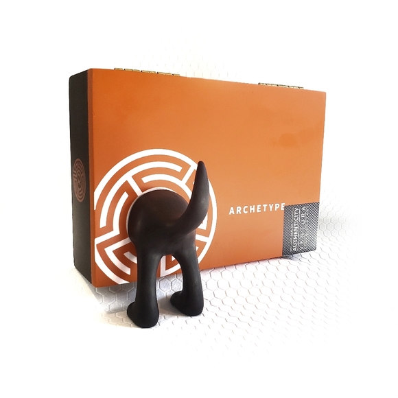 Cigar Box Key Holder Dog Leash Hanger Archetype - Picture 6 of 6